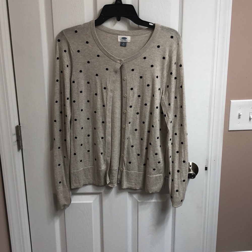 Polka dot cardigan